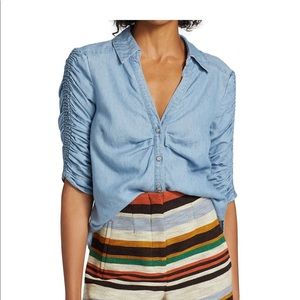 Veronica Beard Porta Shirt - Chambray / Denim